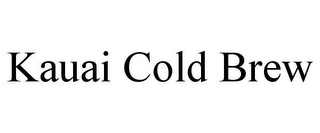 KAUAI COLD BREW