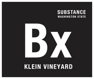 BX KLEIN VINEYARD SUBSTANCE WASHINGTON STATE
