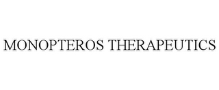MONOPTEROS THERAPEUTICS