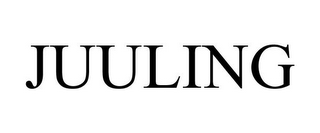 JUULING