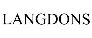 LANGDONS