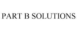 PART B SOLUTIONS