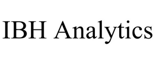 IBH ANALYTICS
