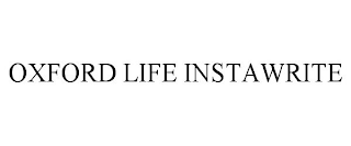OXFORD LIFE INSTAWRITE