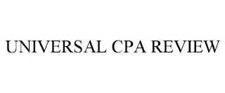 UNIVERSAL CPA REVIEW