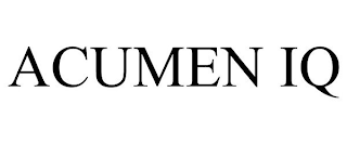 ACUMEN IQ