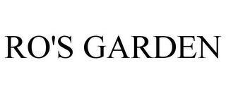 RO'S GARDEN