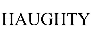 HAUGHTY