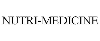 NUTRI-MEDICINE