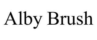 ALBY BRUSH