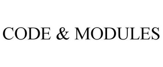 CODE & MODULES