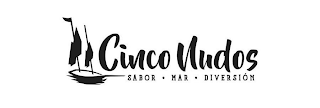 CINCO NUDOS · SABOR · MAR · DIVERSIÓN