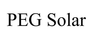 PEG SOLAR
