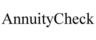 ANNUITYCHECK