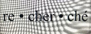 RE · CHER ·  CHÉ