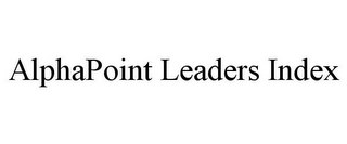 ALPHAPOINT LEADERS INDEX