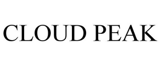 CLOUD PEAK