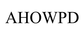 AHOWPD