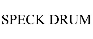 SPECK DRUM