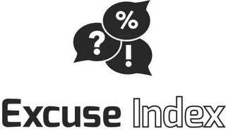 EXCUSE INDEX ? ! %