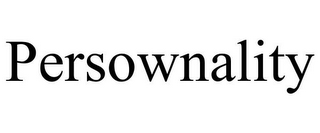 PERSOWNALITY