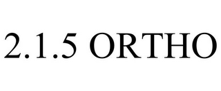2.1.5 ORTHO