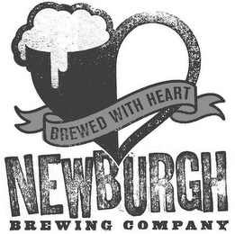 BREWED WITH HEART NEWBURGH BREWING COMPANY