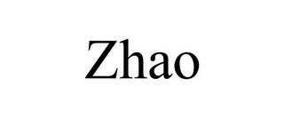 ZHAO