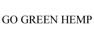 GO GREEN HEMP