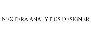 NEXTERA ANALYTICS DESIGNER