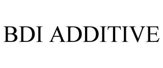 BDI ADDITIVE