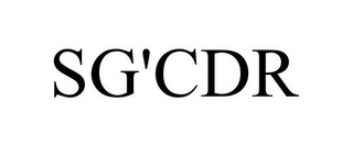 SG'CDR