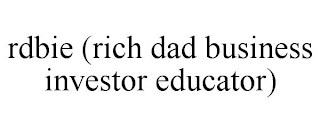 RDBIE (RICH DAD BUSINESS INVESTOR EDUCATOR)