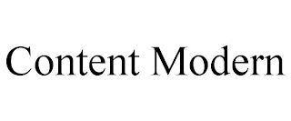 CONTENT MODERN