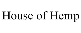 HOUSE OF HEMP