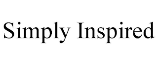 SIMPLY INSPIRED