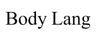 BODY LANG