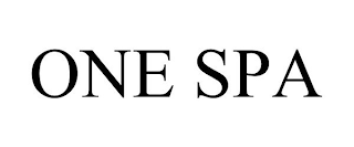 ONE SPA