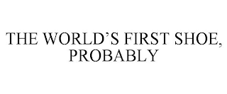 THE WORLD'S FIRST SHOE, PROBABLY