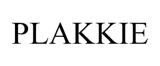 PLAKKIE