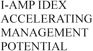 I-AMP IDEX ACCELERATING MANAGEMENT POTENTIAL
