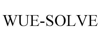 WUE-SOLVE