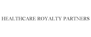 HEALTHCARE ROYALTY PARTNERS