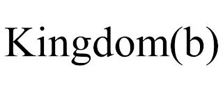 KINGDOM(B)