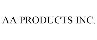 AA PRODUCTS INC.