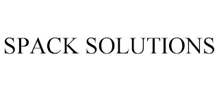 SPACK SOLUTIONS