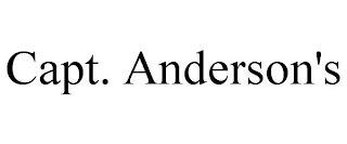 CAPT. ANDERSON'S