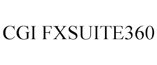 CGI FXSUITE360