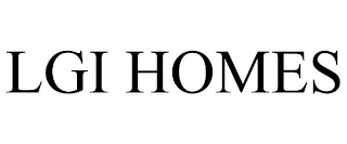 LGI HOMES