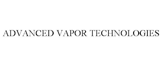 ADVANCED VAPOR TECHNOLOGIES